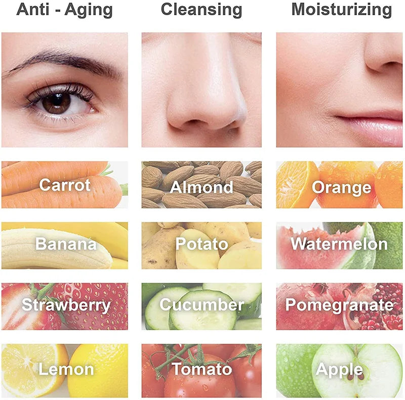 DIY Facial Mask Maker Machine Fruit and Vegetable Mask Machine Automatic Home-made Moisturizing Collagen Pure Plant Skin Beauty