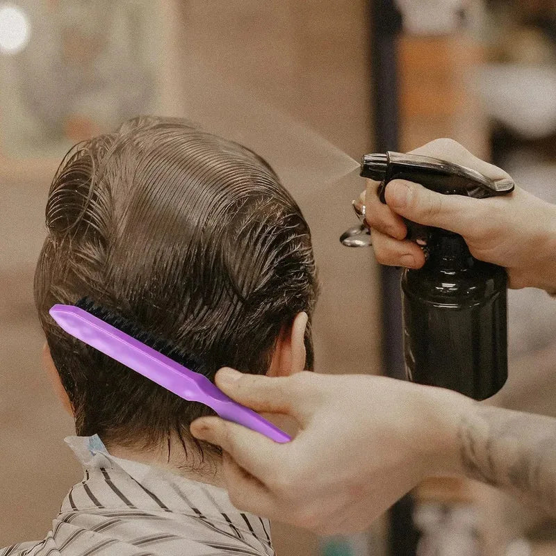 5pcs/set Detangling Hair Brush Curly Hair Curved Rat Tail Comb Set Edge Hair Brush Curly Hair Brush Salon Hair Tools