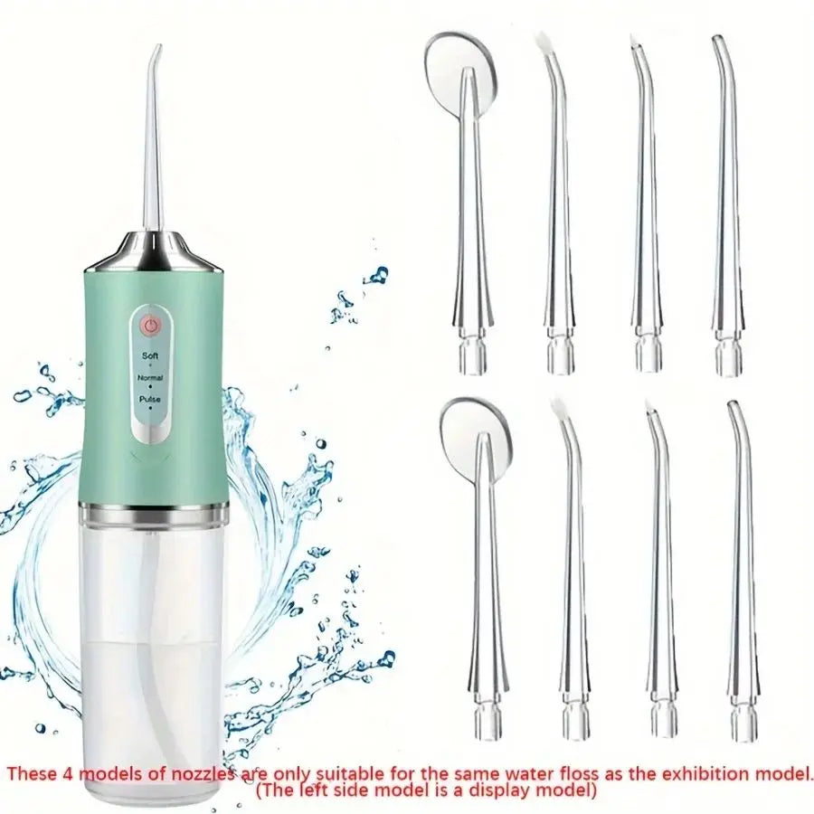 8 Pcs/Set Replaceable Oral Dental Nozzles for Oral Irrigator Dental Water Jet Water Pick Mouthwasher Flosser