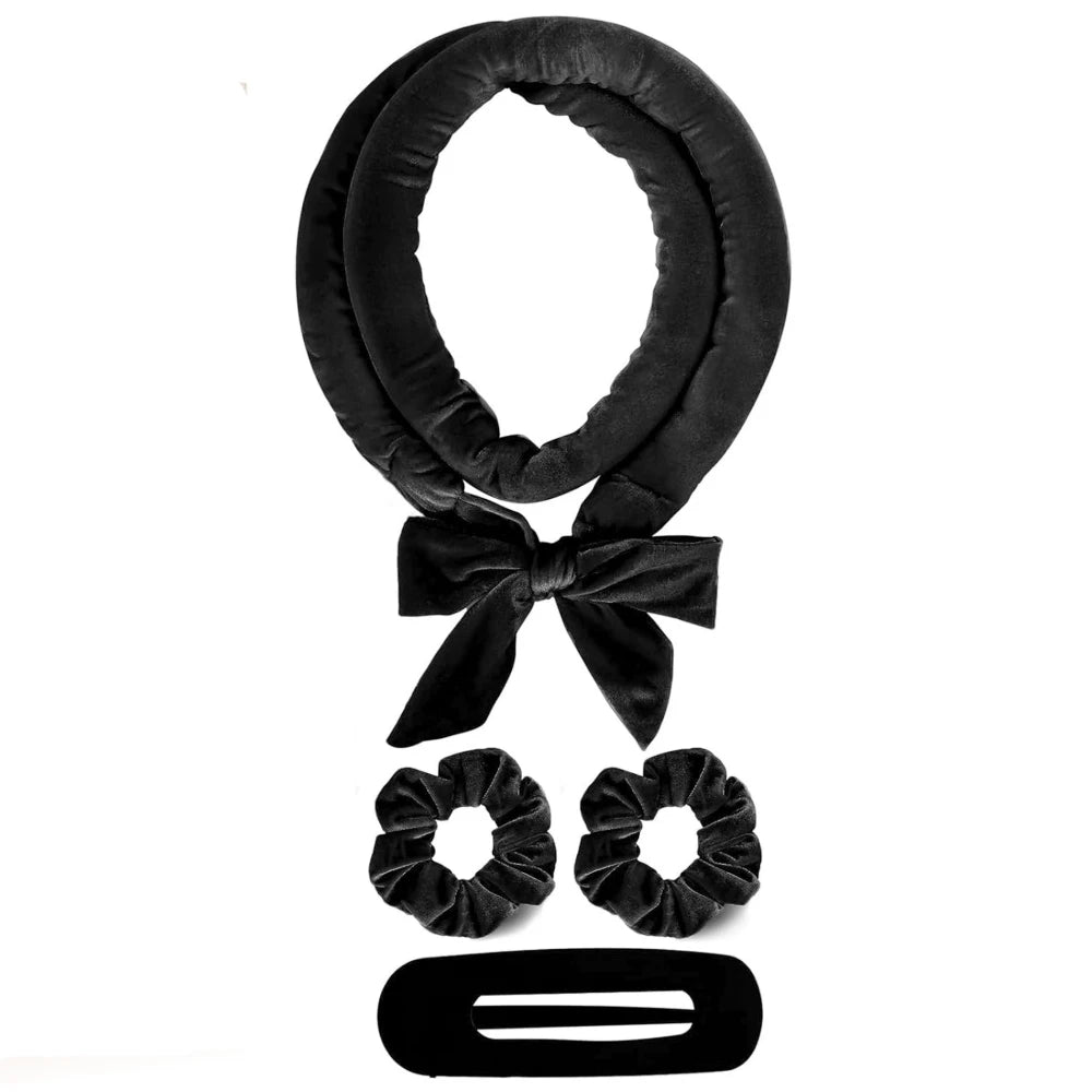 No Heat Hair Rollers Heatless Curling Rod Headband Soft Hair Curler Satin Curlers Curls Sleeping Bonnet Night Cap Styling Tools