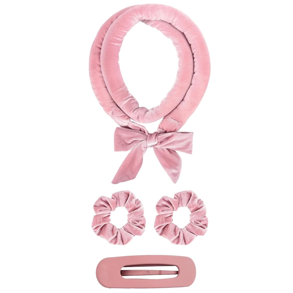 No Heat Hair Rollers Heatless Curling Rod Headband Soft Hair Curler Satin Curlers Curls Sleeping Bonnet Night Cap Styling Tools